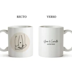 Mug personnalisé - Dessin au trait