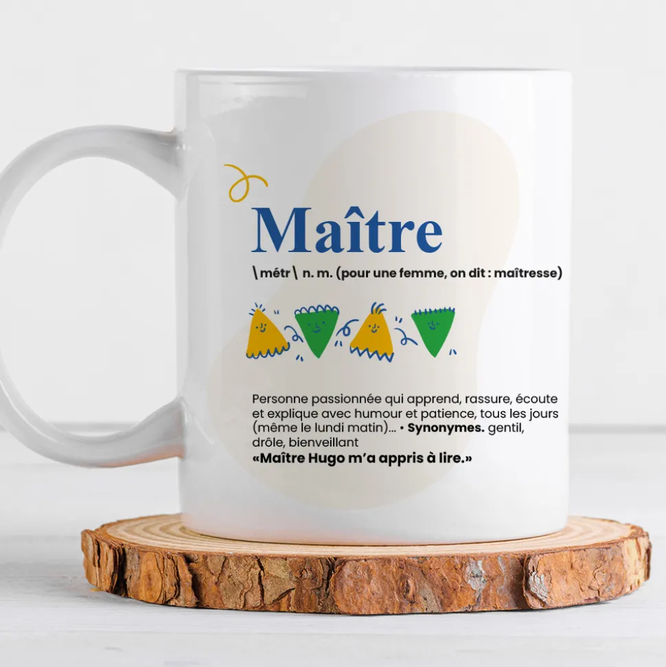 Mug personnalisé - Définition Maitresse/Maitre