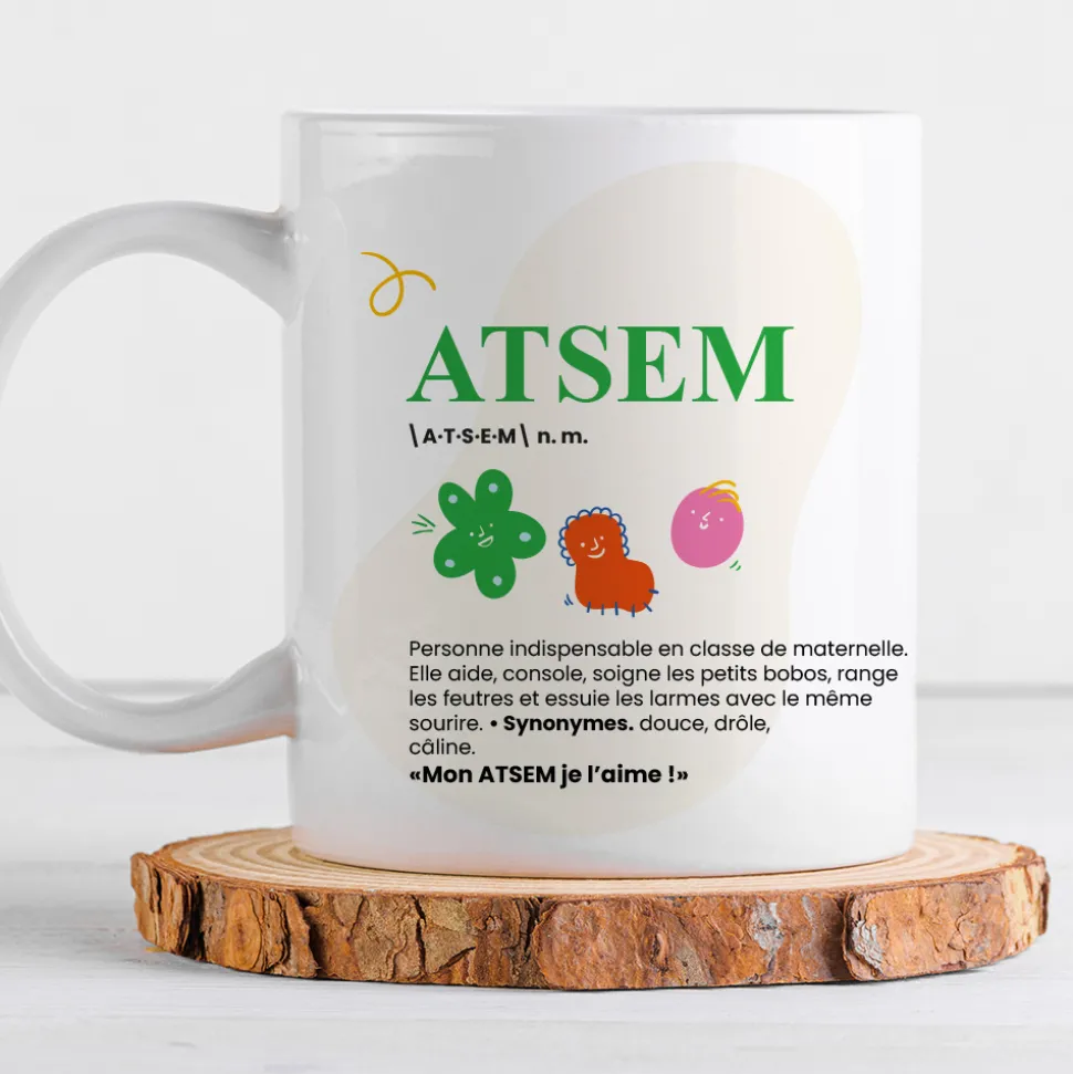 Mug personnalisé - Définition ATSEM/AESH