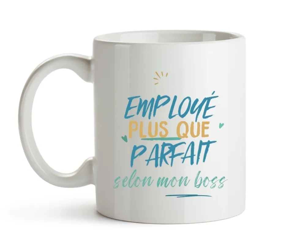 Mug personnalisé : Employé le plus...