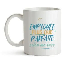 Mug personnalisé : Employée la plus...