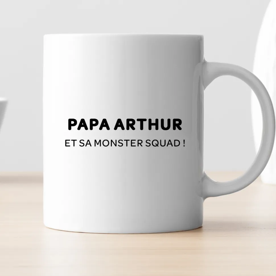 Mug personnalisé - Famille Monstres