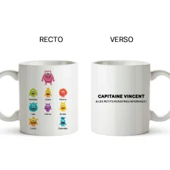 Mug personnalisé - Famille Monstres