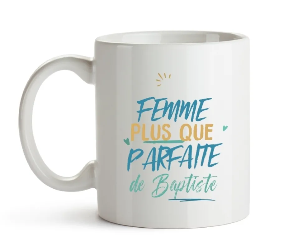 Mug personnalisé : Femme la plus...