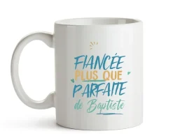Mug personnalisé : Fiancée la plus...