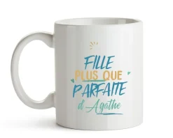Mug personnalisé : Fille la plus...
