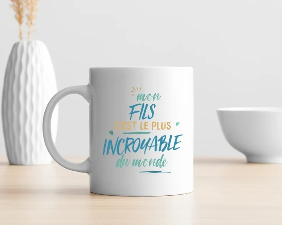 Mug personnalisé : Fils le plus...