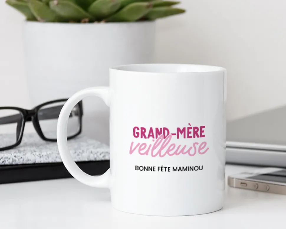 Mug personnalisé - Grand Mère-veilleuse