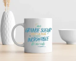 Mug personnalisé : Grande soeur la plus...