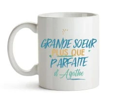 Mug personnalisé : Grande soeur la plus...