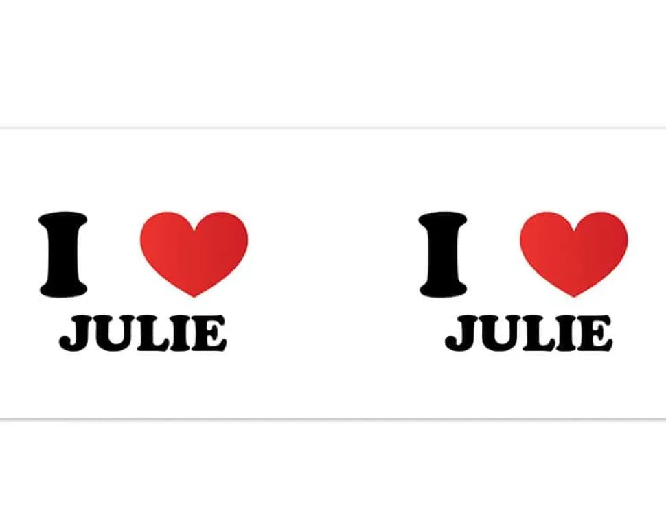 Mug personnalisé - I Love