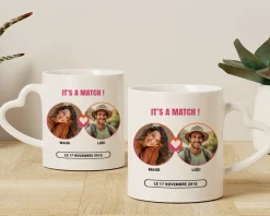 Mug personnalisé - It's a match