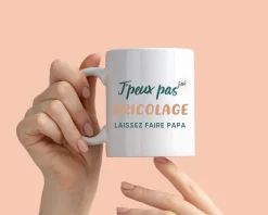 Mug personnalisé - J'peux pas j'ai bricolage