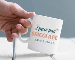 Mug personnalisé - J'peux pas j'ai bricolage