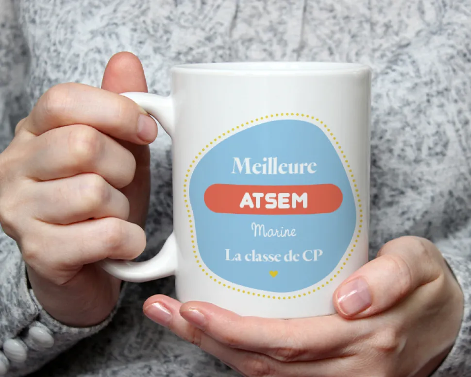 Mug personnalisé - L'Ecole est Finie