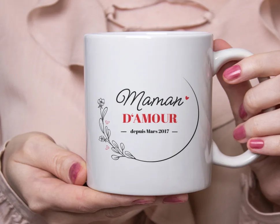 Mug personnalisé - Maman Depuis