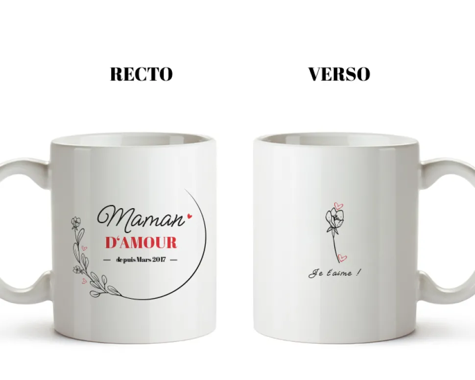 Mug personnalisé - Maman Depuis