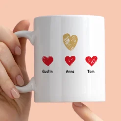 Mug personnalisé - Maman et ses petits coeurs