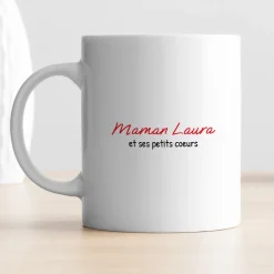 Mug personnalisé - Maman et ses petits coeurs