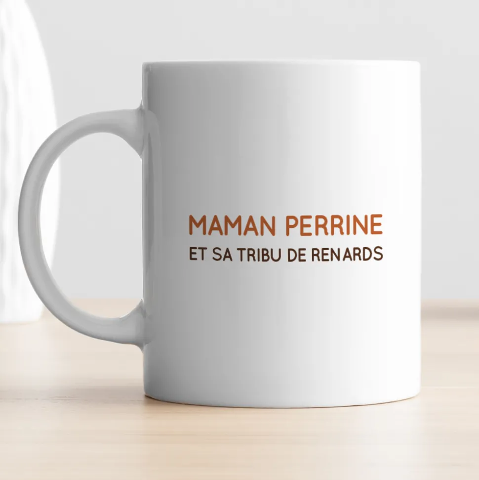 Mug personnalisé - Maman Renard et sa meute
