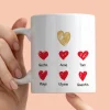 Mug personnalisé - Mamie et ses petits coeurs