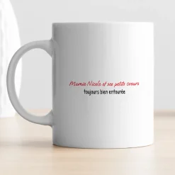 Mug personnalisé - Mamie et ses petits coeurs