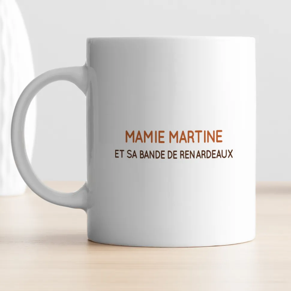Mug personnalisé - Mamie Renard et sa meute
