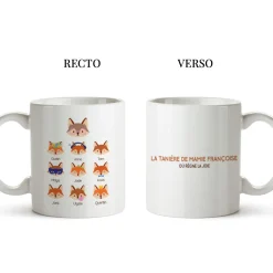 Mug personnalisé - Mamie Renard et sa meute