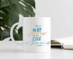 Mug personnalisé : Mari le plus...