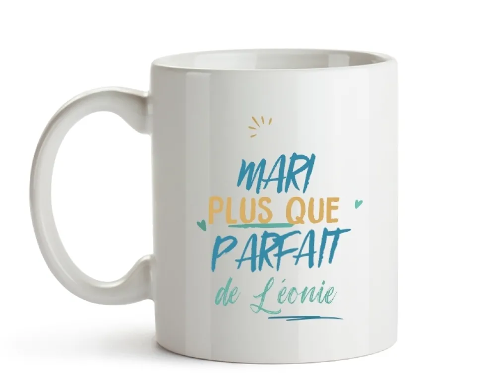Mug personnalisé : Mari le plus...