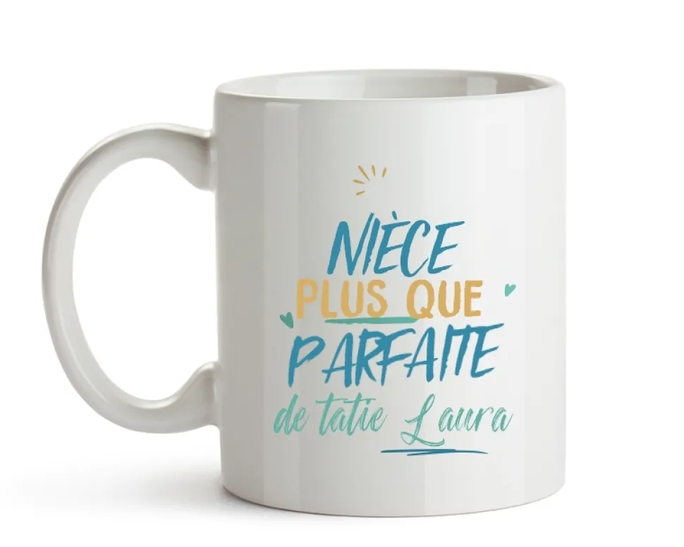 Mug personnalisé : Nièce la plus...