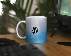 Mug personnalisé à paillettes - Meilleure du monde