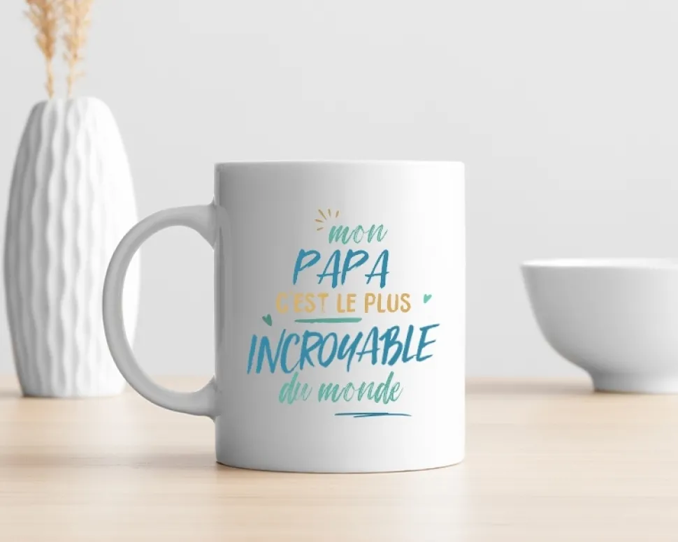 Mug personnalisé : Papa le plus...