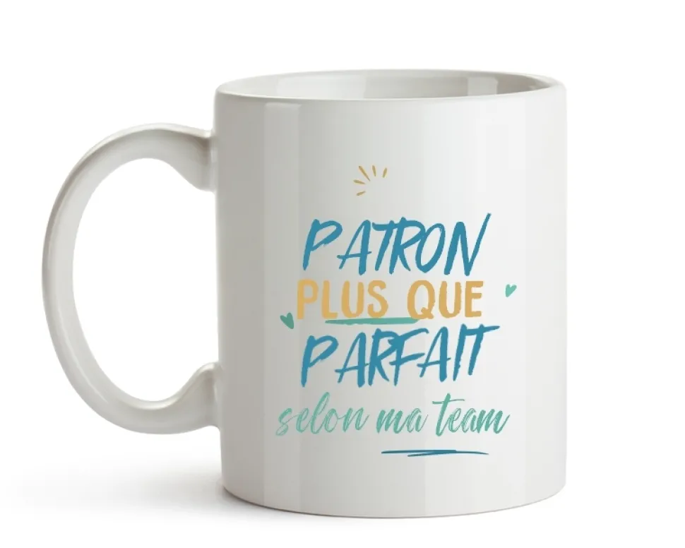 Mug personnalisé : Patron le plus...