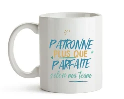 Mug personnalisé : Patronne la plus...