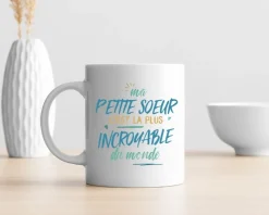 Mug personnalisé : Petite soeur la plus...