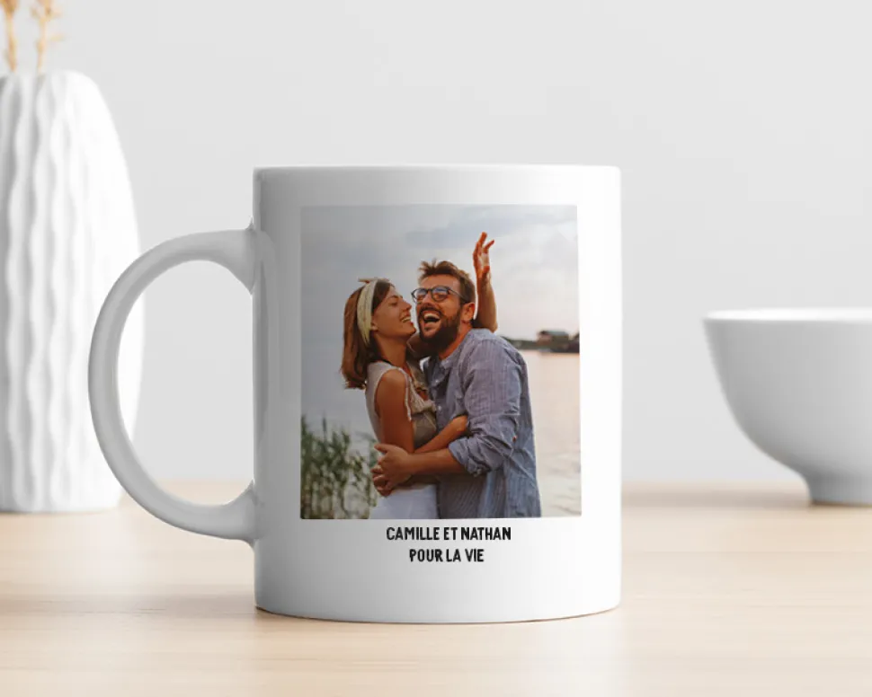 Mug personnalisé - Photo et texte