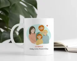 Mug personnalisé - Portrait de Famille