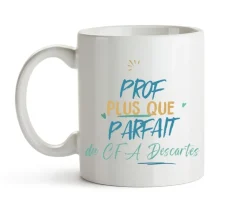 Mug personnalisé : Prof le plus...