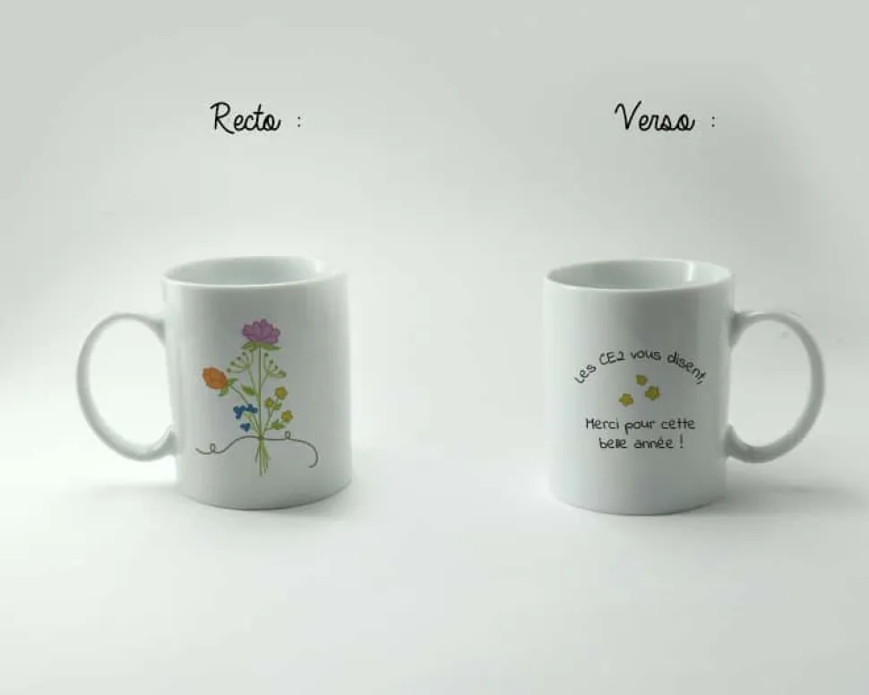 Mug personnalisé - Remerciements