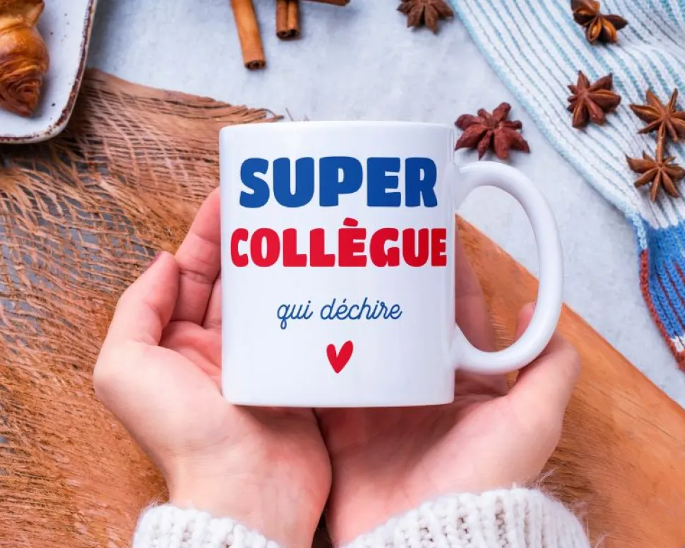 Mug personnalisé - Super Collègue