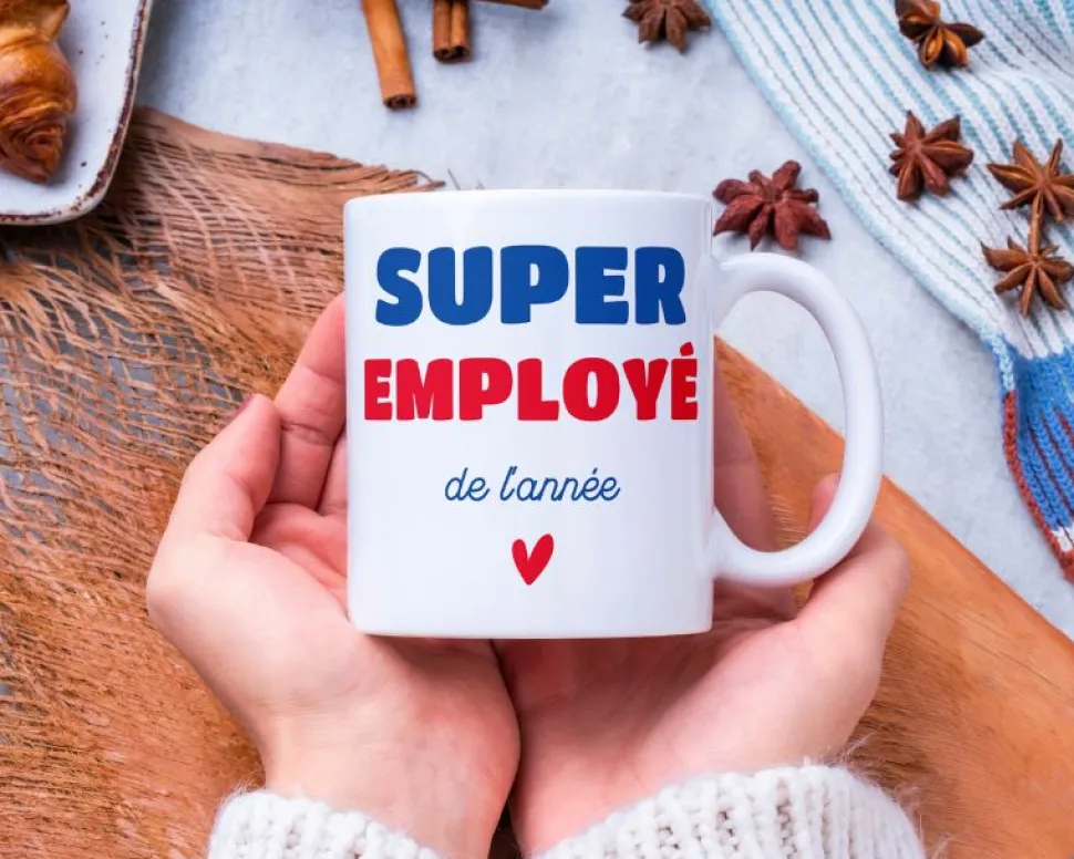 Mug personnalisé - Super Employé