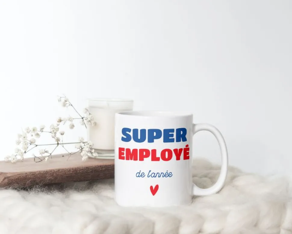 Mug personnalisé - Super Employé