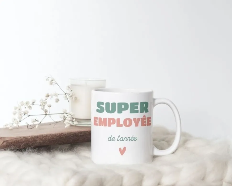 Mug personnalisé - Super Employée