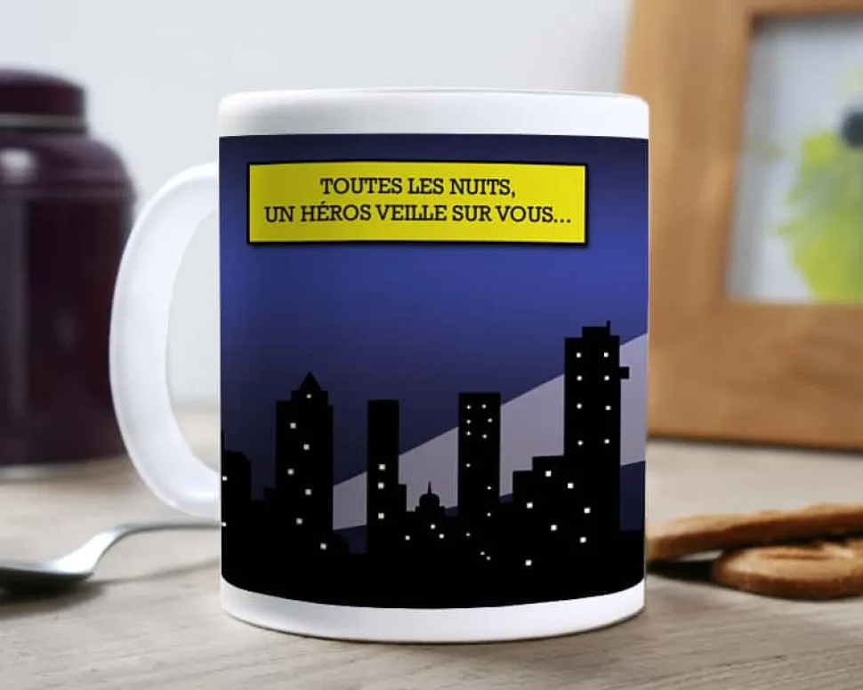 Mug personnalisé - Super Héros Femme