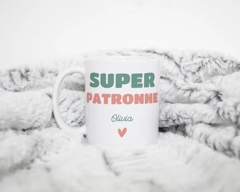 Mug personnalisé - Super Patronne