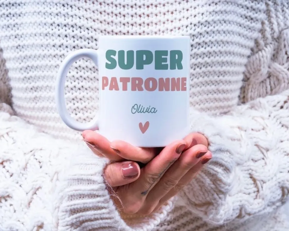 Mug personnalisé - Super Patronne