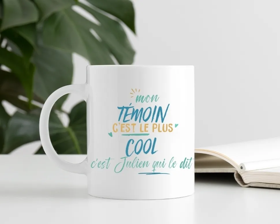 Mug personnalisé : Témoin le plus...