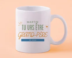 Mug personnalisé - Tu vas être ...