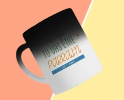 Mug personnalisé - Tu vas être ...